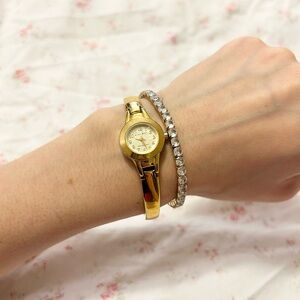 Dainty vintage Nine West wrist watch Carolyn Bessette Kennedy